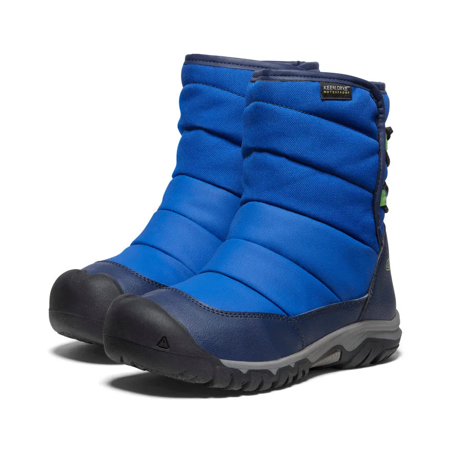 Big Kids' Puffrider Waterproof Winter Boot  |  Naval Academy/Surf KEEN