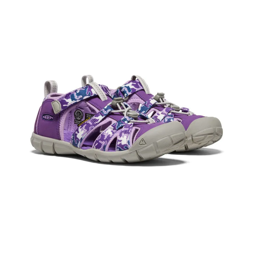Big Kids' Seacamp II CNX  |  Camo/Tillandsia Purple KEEN
