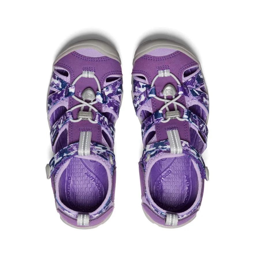 Big Kids' Seacamp II CNX  |  Camo/Tillandsia Purple KEEN