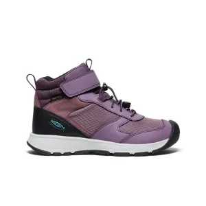 Big Kids' Skua Waterproof Boot  |  Black Plum/Plum Perfect KEEN