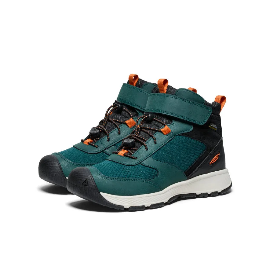 Big Kids' Skua Waterproof Boot  |  Ponderosa Pine/Gold Flame KEEN