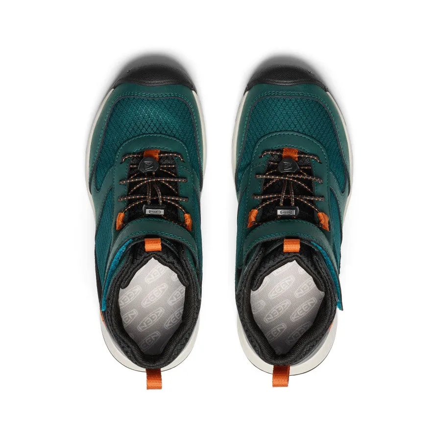 Big Kids' Skua Waterproof Boot  |  Ponderosa Pine/Gold Flame KEEN