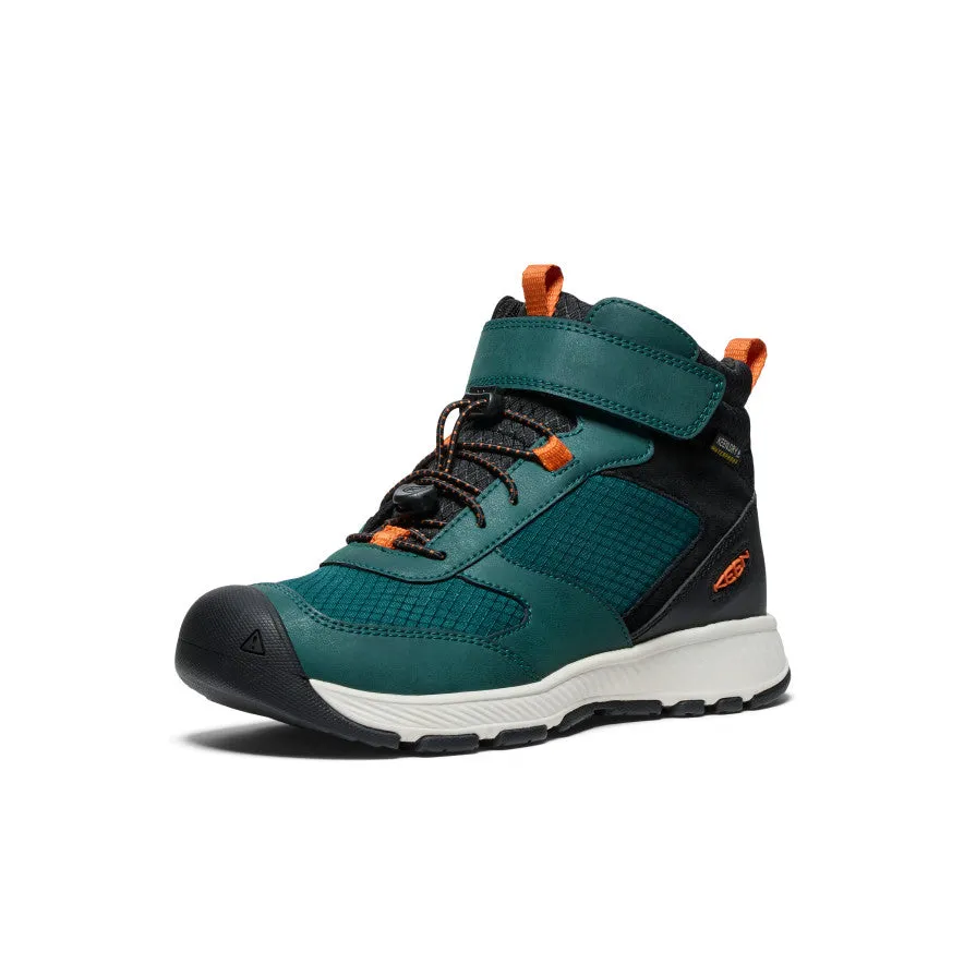 Big Kids' Skua Waterproof Boot  |  Ponderosa Pine/Gold Flame KEEN