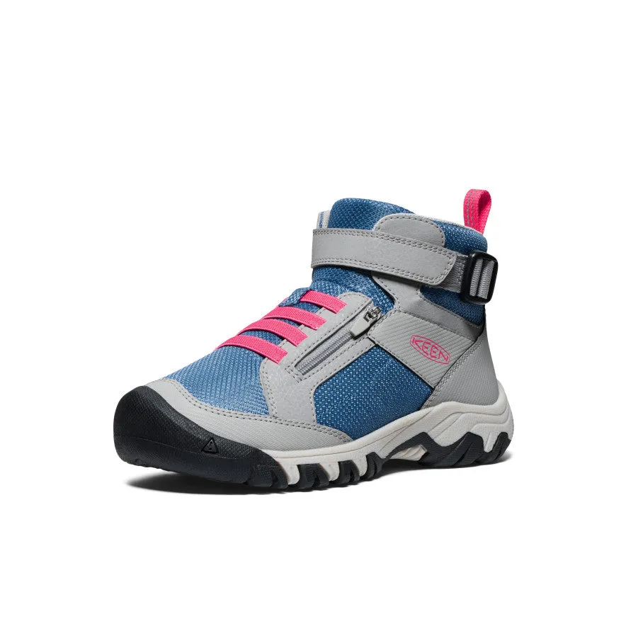 Big Kids' Targhee Boundless Hiking Boot  |  Alloy/Rouge Red KEEN