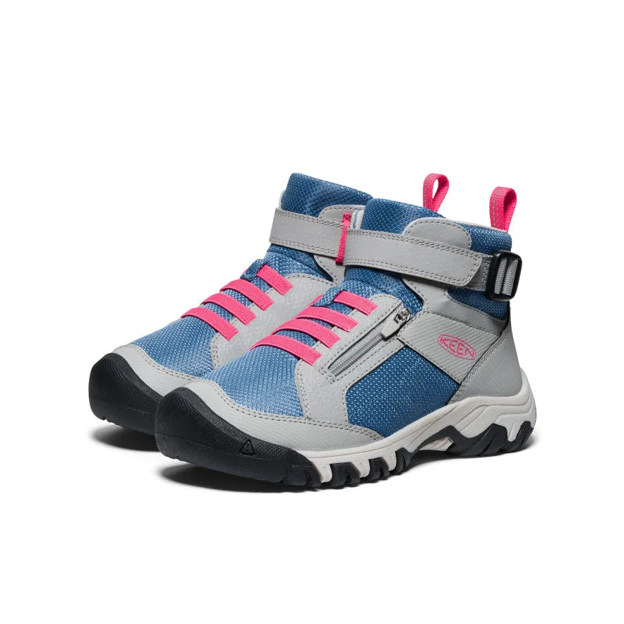 Big Kids' Targhee Boundless Hiking Boot  |  Alloy/Rouge Red KEEN