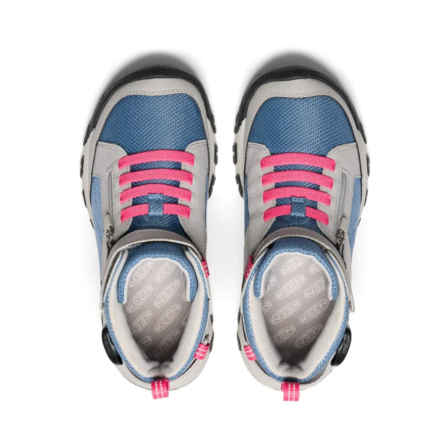 Big Kids' Targhee Boundless Hiking Boot  |  Alloy/Rouge Red KEEN