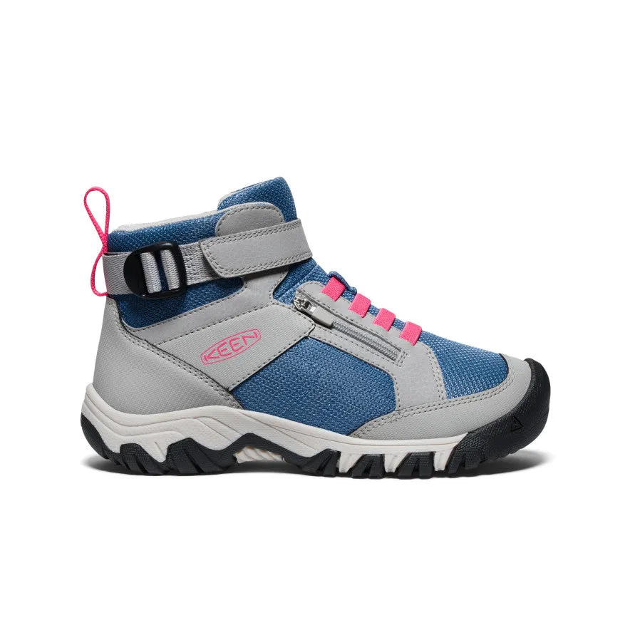Big Kids' Targhee Boundless Hiking Boot  |  Alloy/Rouge Red KEEN