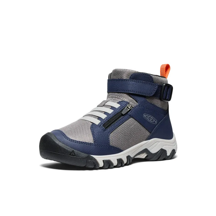 Big Kids' Targhee Boundless Hiking Boot  |  Naval Academy/Steel Grey KEEN