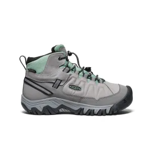 Big Kids' Targhee IV Waterproof Hiking Boot  |  Alloy/Granite Green KEEN