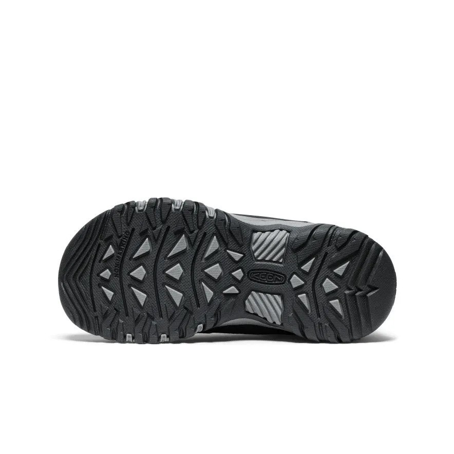 Big Kids' Targhee IV Waterproof Hiking Shoe  |  Black/Steel Grey KEEN
