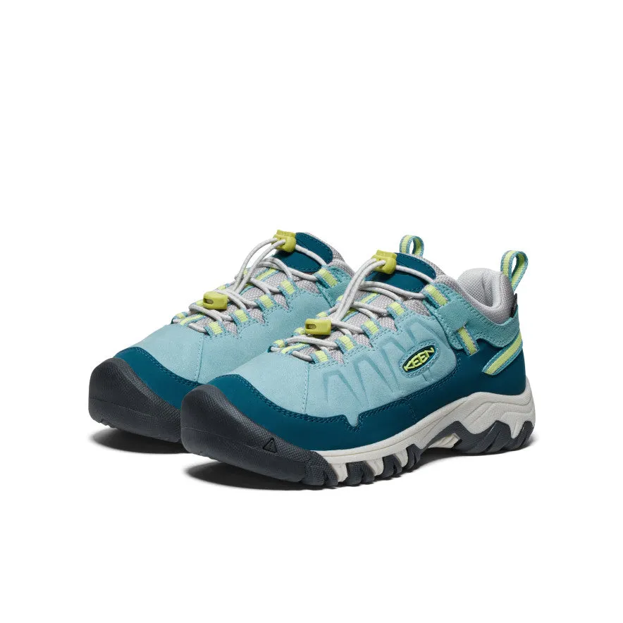Big Kids' Targhee IV Waterproof Hiking Shoe  |  Reef Waters/Daiquiri Green KEEN