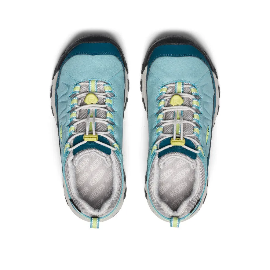 Big Kids' Targhee IV Waterproof Hiking Shoe  |  Reef Waters/Daiquiri Green KEEN