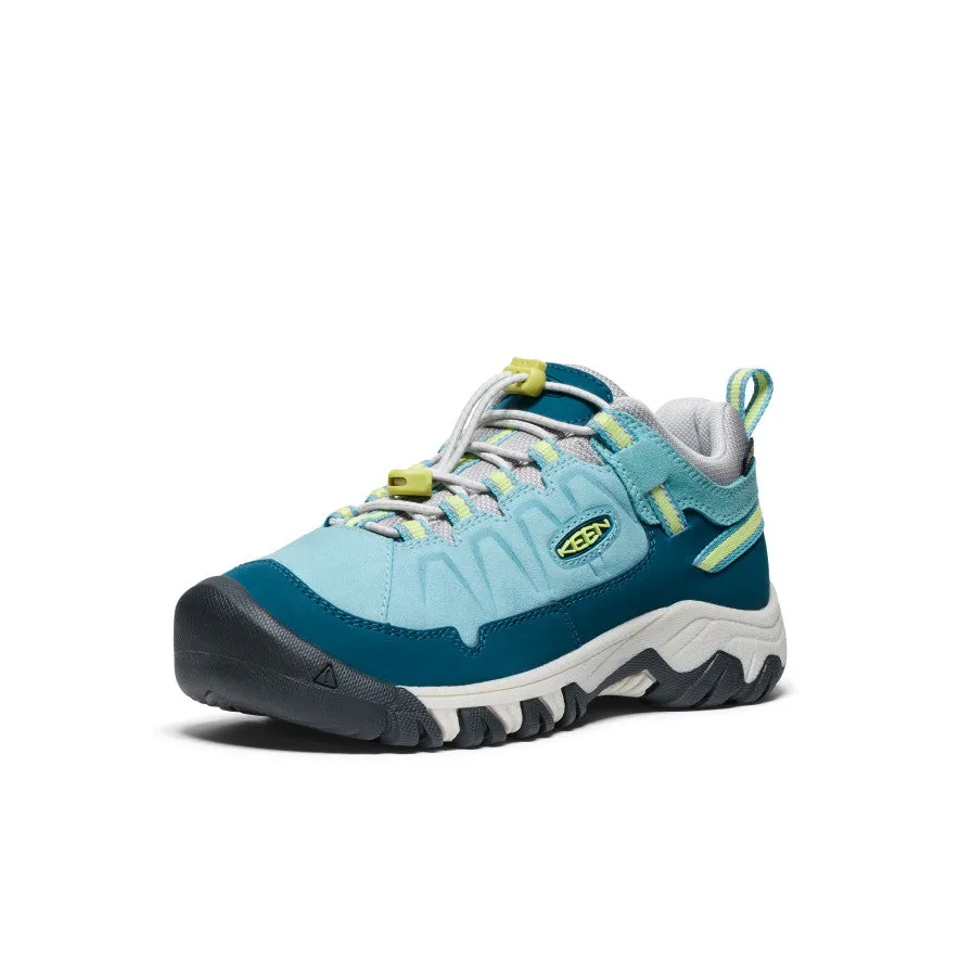 Big Kids' Targhee IV Waterproof Hiking Shoe  |  Reef Waters/Daiquiri Green KEEN