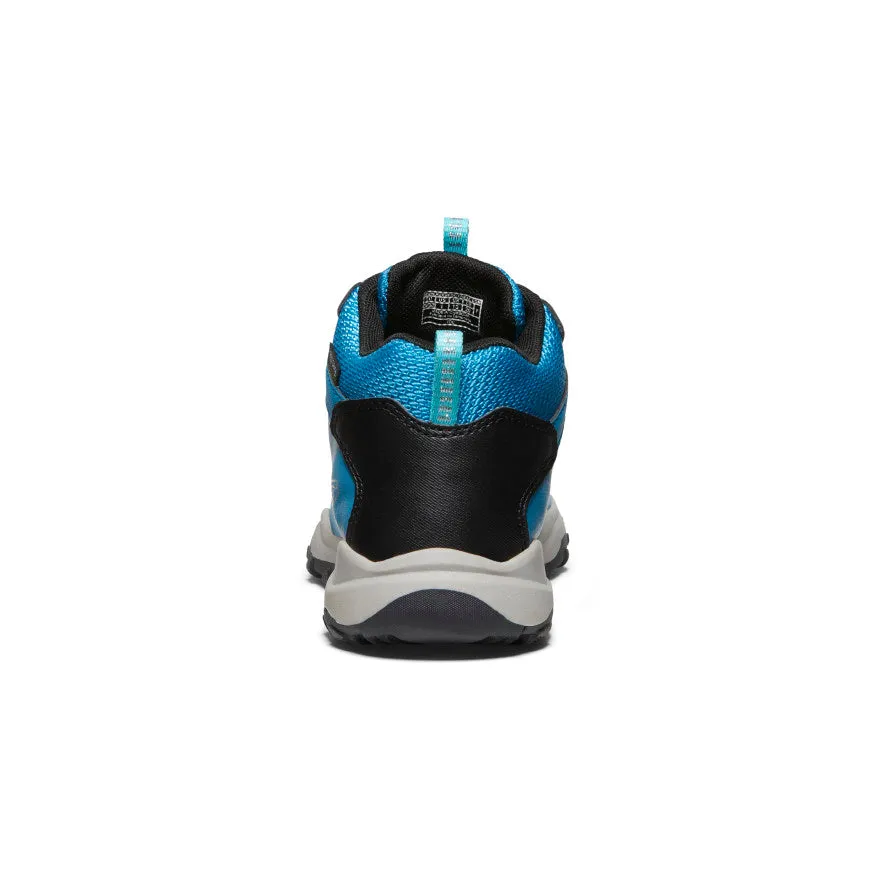 Big Kids' Wanduro Waterproof Boot  |  Fjord Blue/Fuchsia Purple KEEN