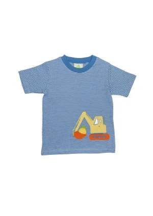 Boy's Pineapple Excavator Tee In Blue