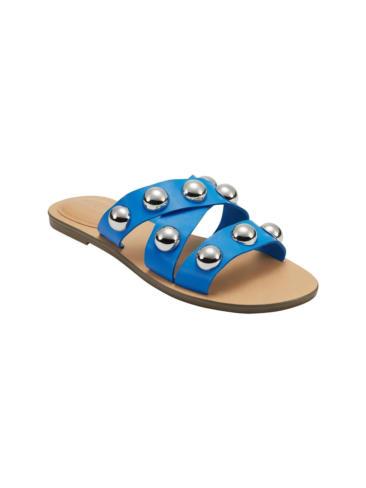 Bryte 2 Womens Slip On Strappy Slide Sandals
