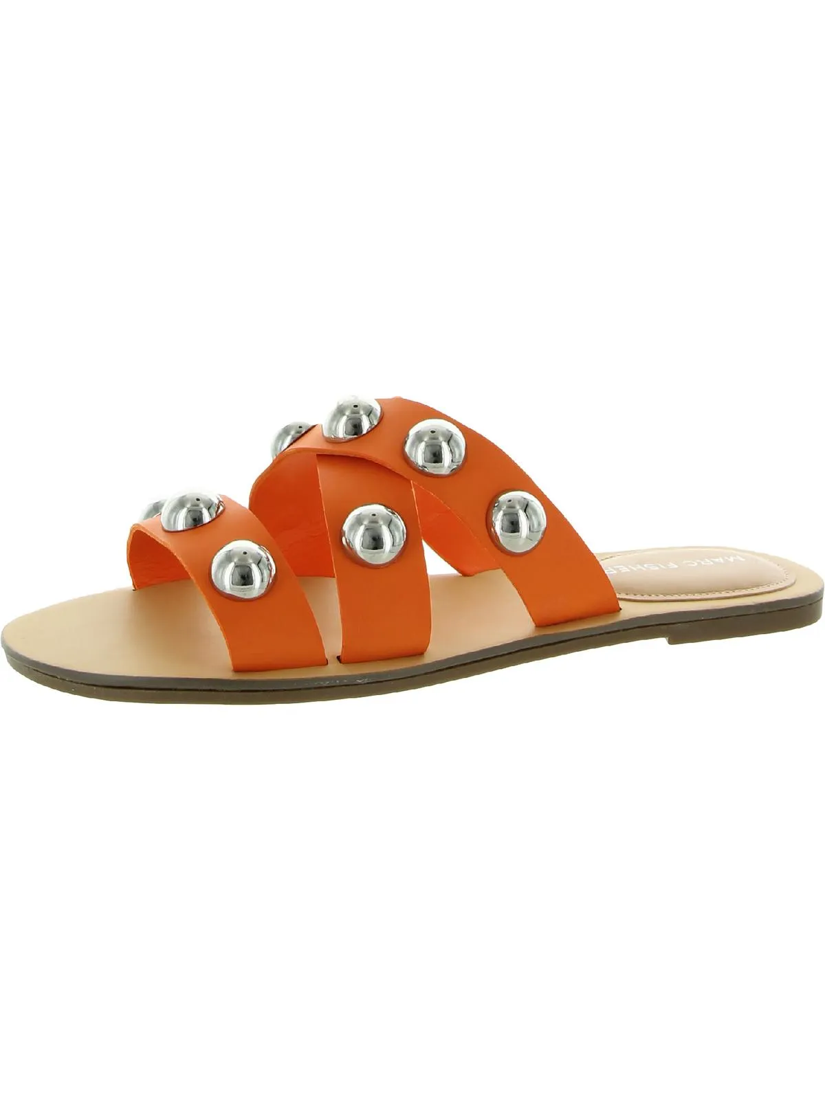 Bryte 2 Womens Slip On Strappy Slide Sandals