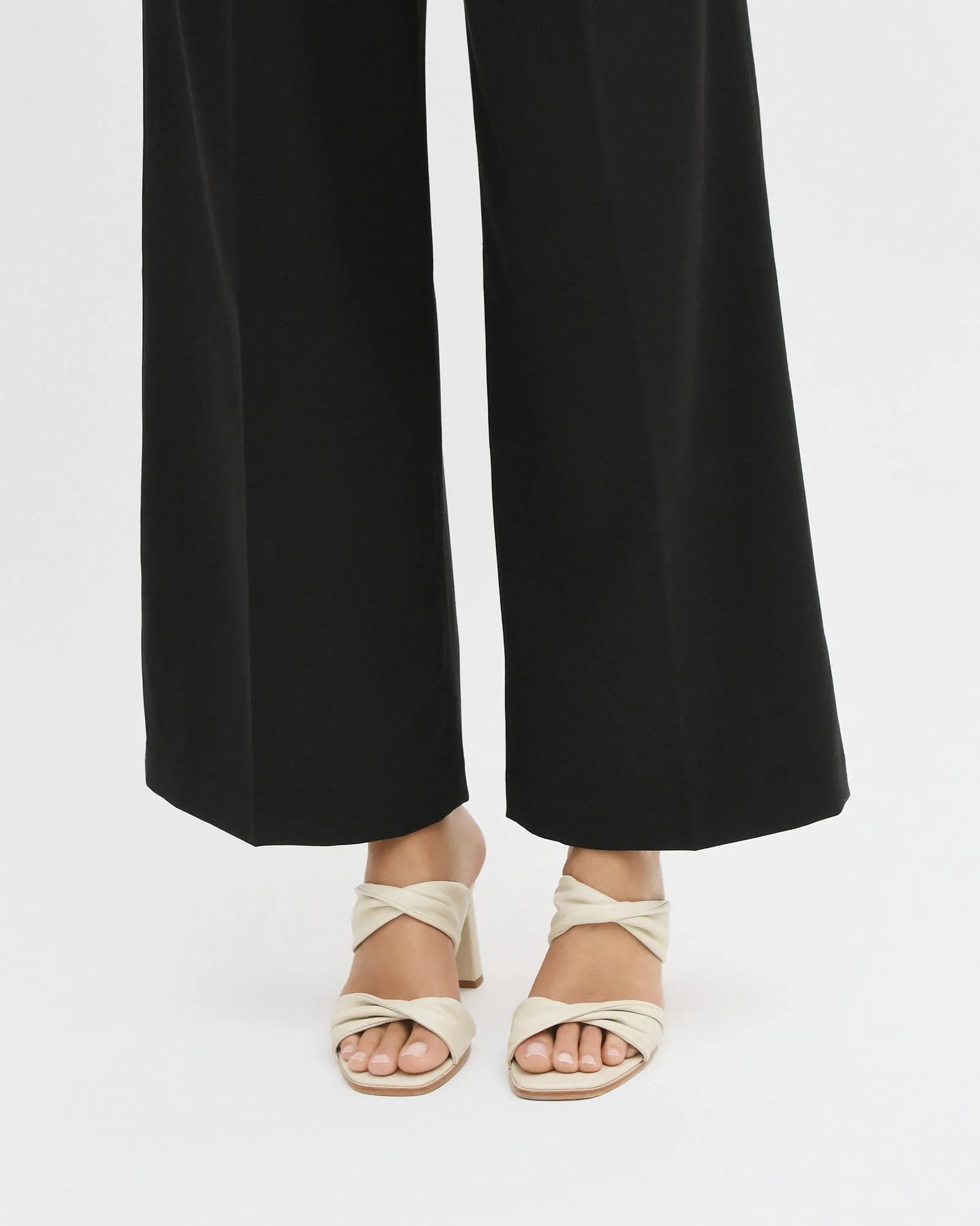 CAYLIE HIGH HEEL SANDALS BONE LEATHER Jo Mercer