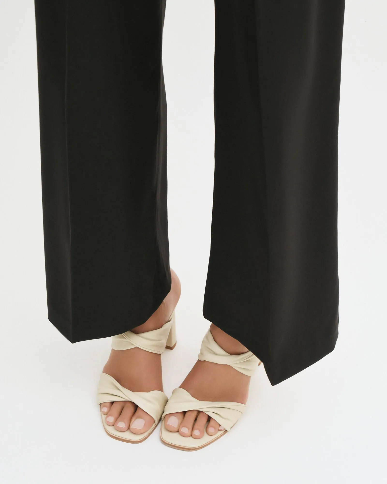 CAYLIE HIGH HEEL SANDALS BONE LEATHER Jo Mercer