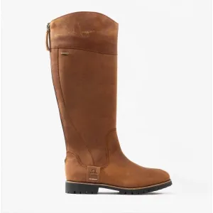 Chatham GATCOMBE Womens Leather Knee Length Waterproof Boots Walnut