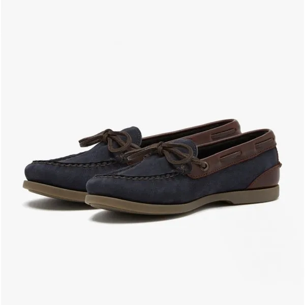 Chatham OLIVIA G2 Womens Boat Shoes Navy/Seahorse