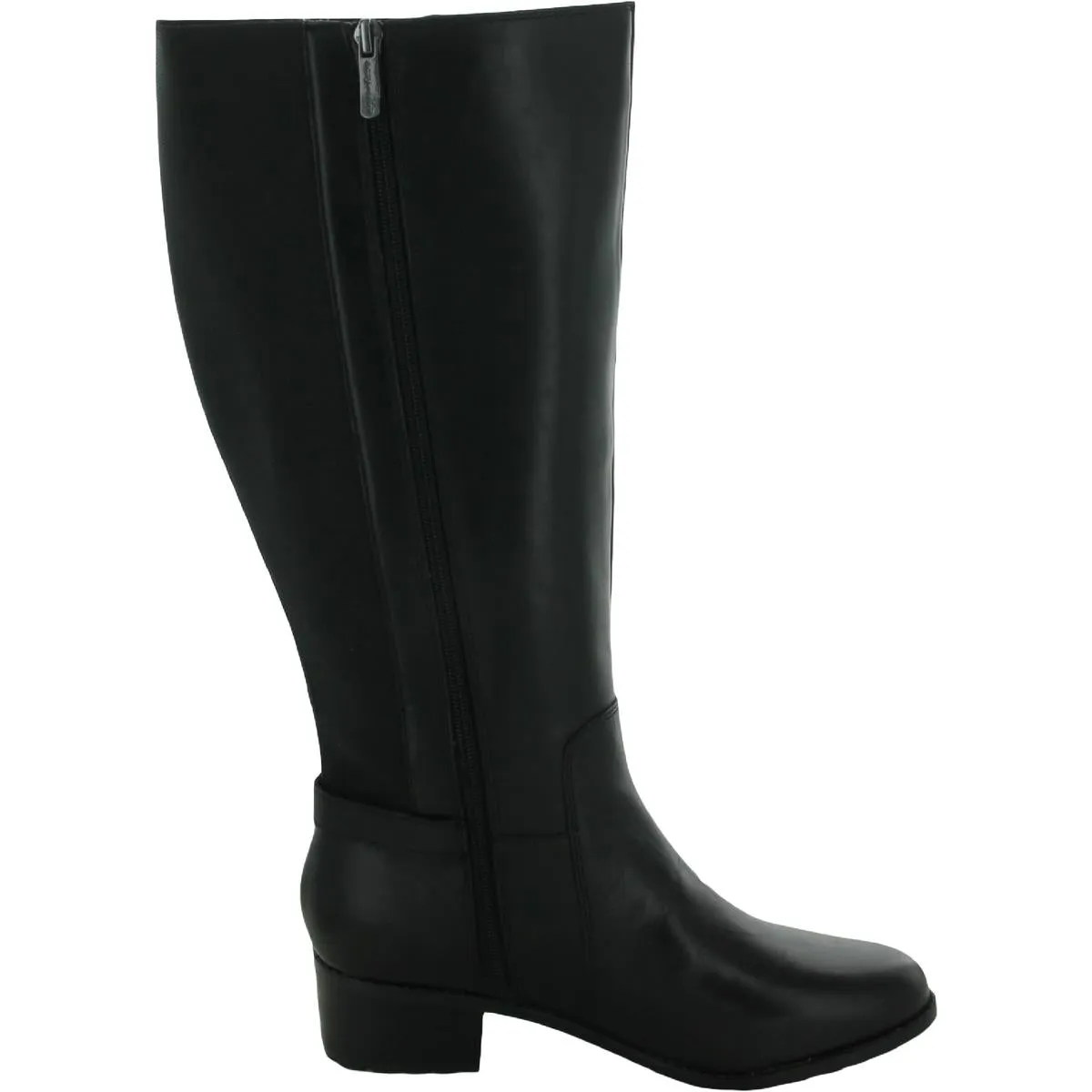 Chaza Womens Stretch Zipper Knee-High Boots