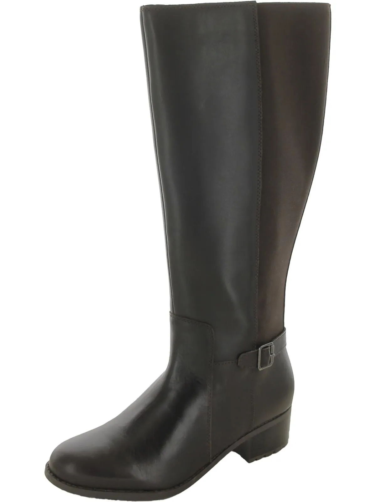 Chaza Womens Stretch Zipper Knee-High Boots