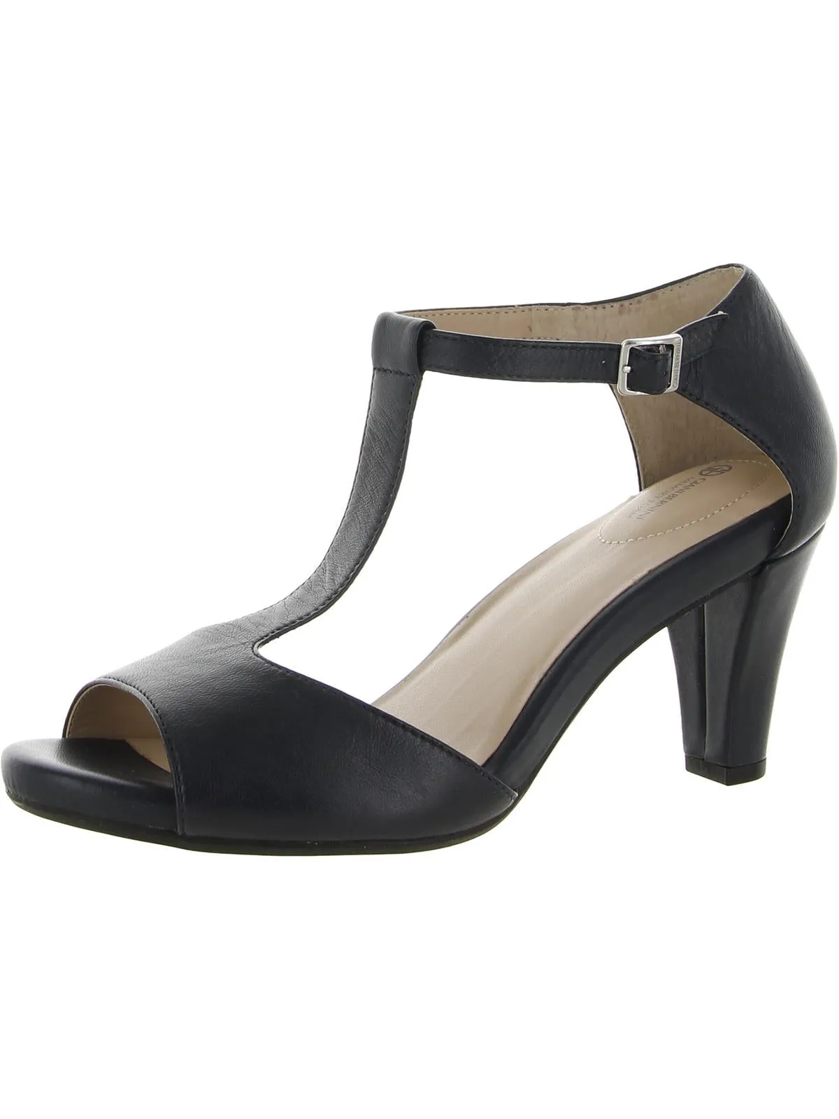 Claraa Womens T-Strap Dress Sandals