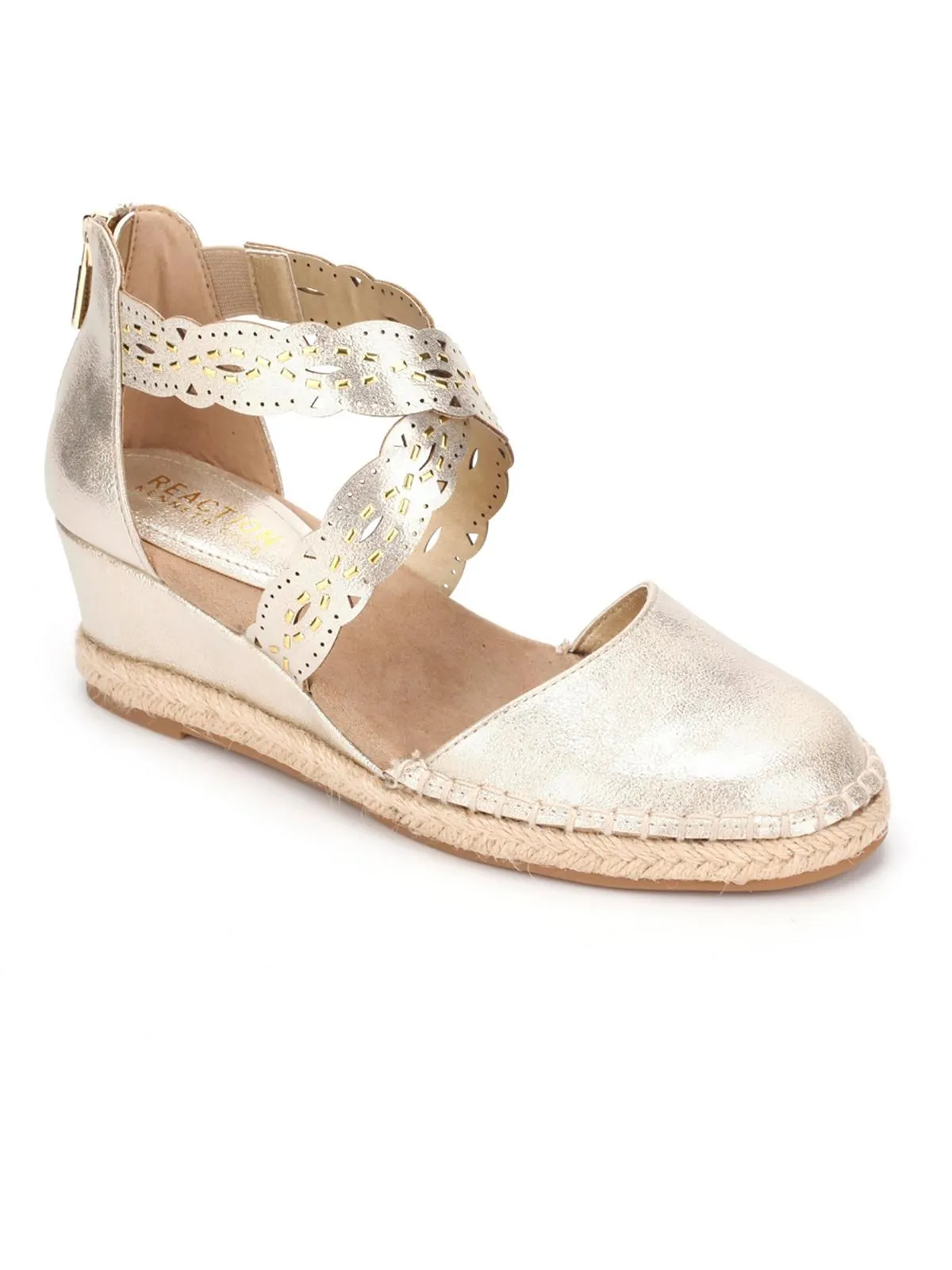 Clo X Band Womens Faux Suede Strappy Espadrilles