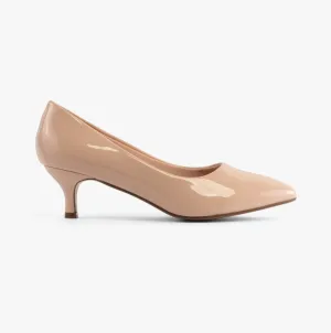 Comfort Plus TEXAS Womens Shoes Nude - Patent