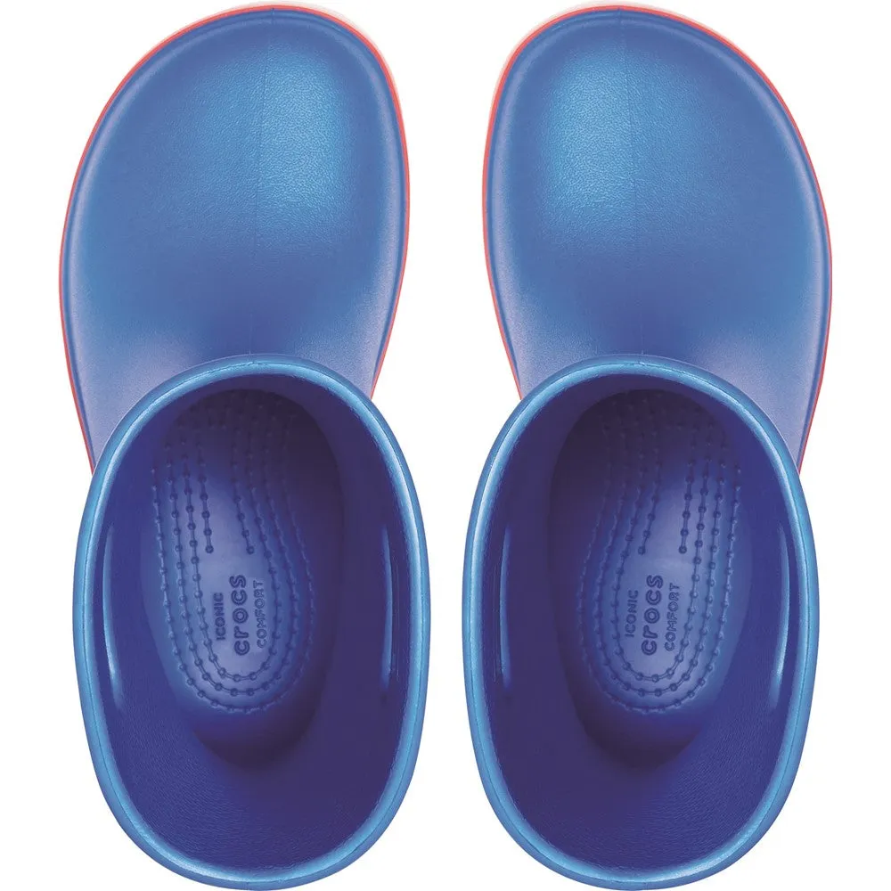 Crocs Kids Crocband Rainboot Pull On Wellington