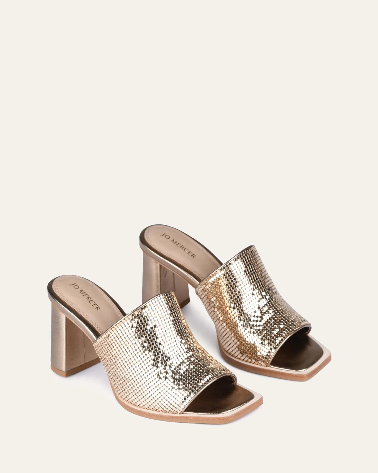 CUPID HIGH HEEL SANDALS GOLD Jo Mercer