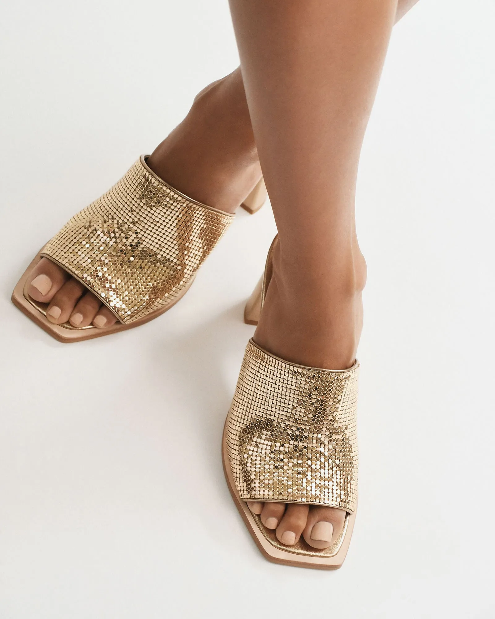 CUPID HIGH HEEL SANDALS GOLD Jo Mercer