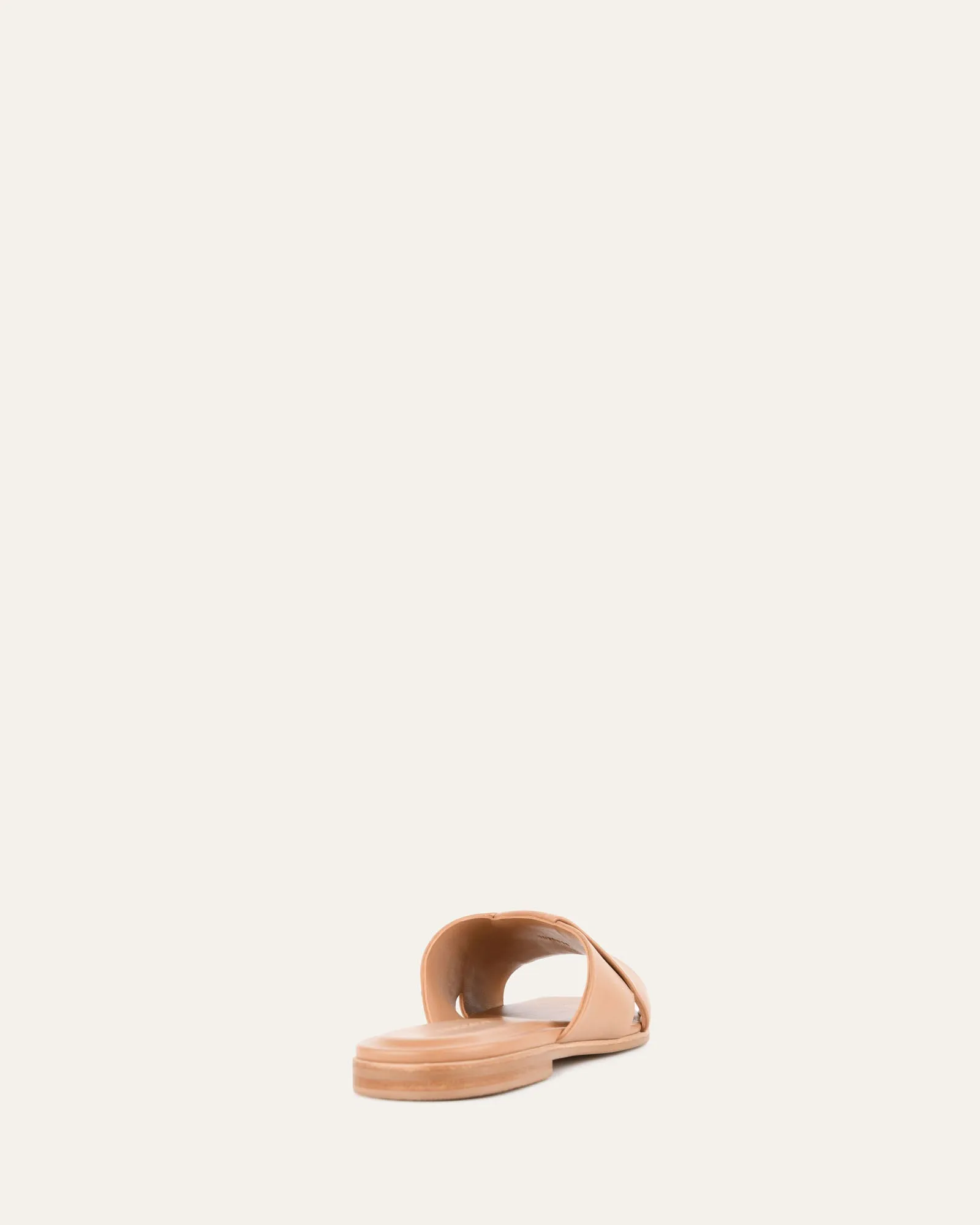 CYRA FLAT SANDALS TOFFEE LEATHER Jo Mercer