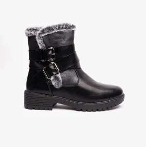 Dr Keller PHOENIX Womens Ankle Boots Black