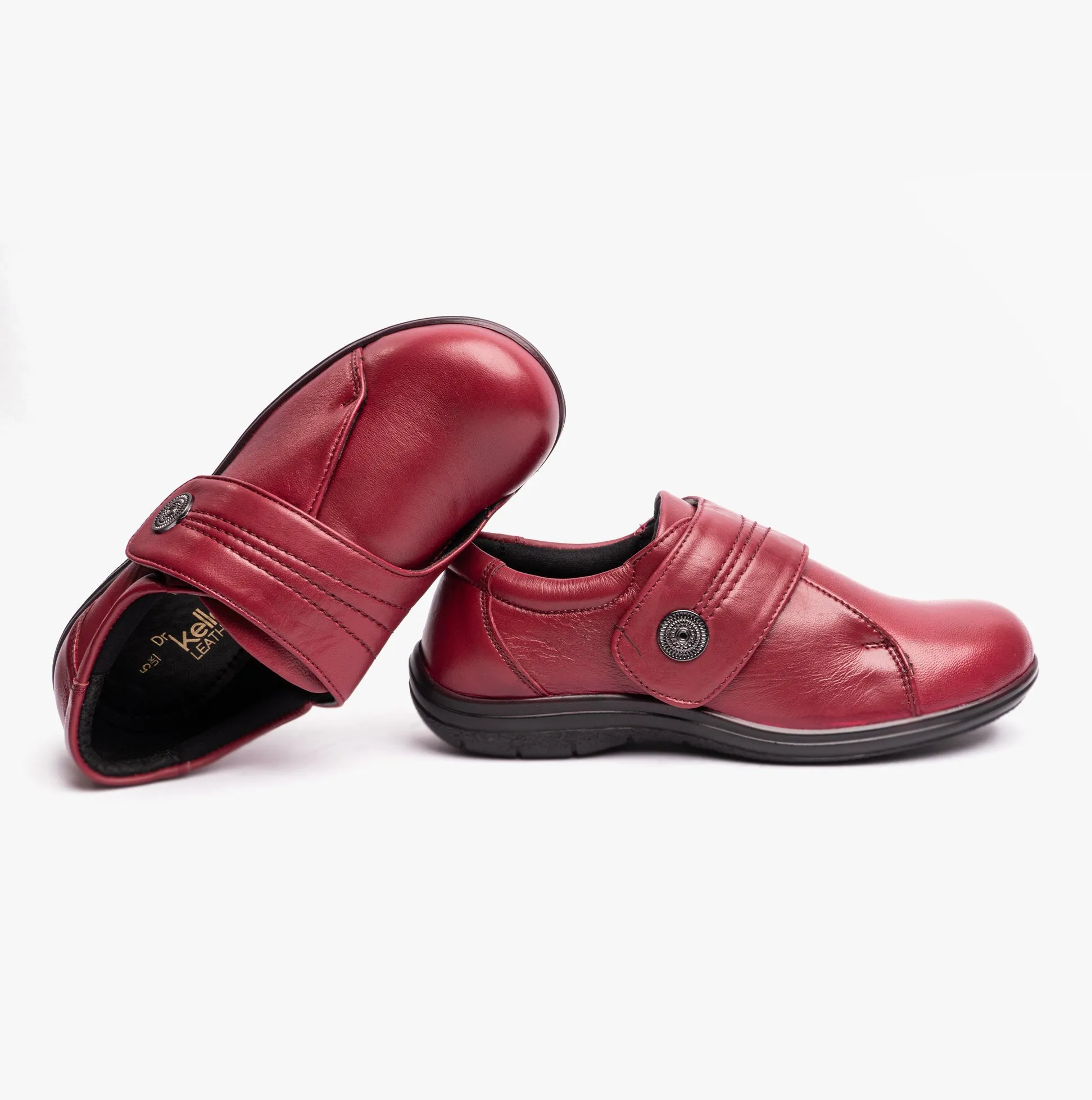 Dr Keller RITA Womens Casual Shoes Burgundy