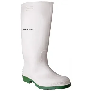 Dunlop PRICEMASTOR Womens Wellington Boots White/Green