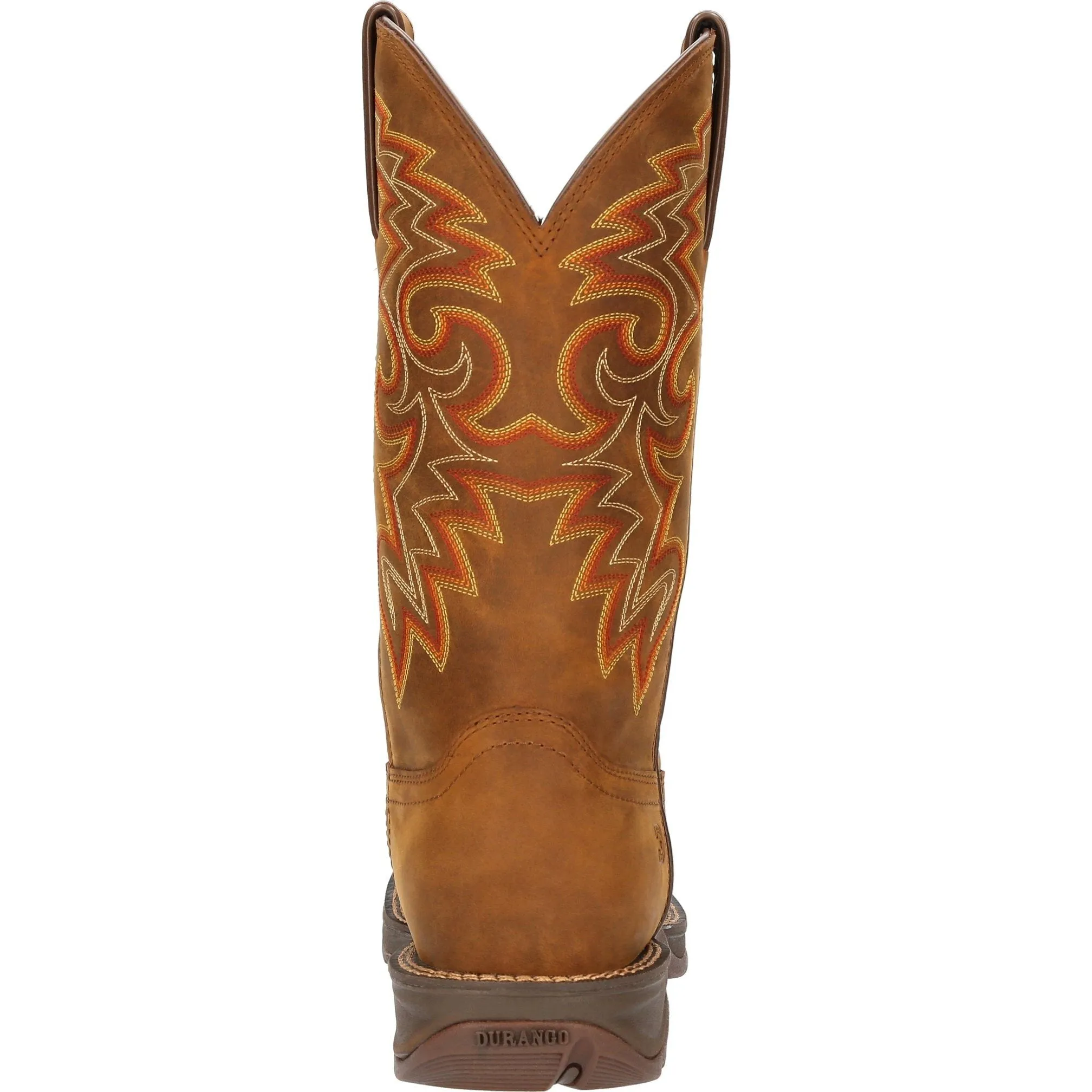 Durango Men's Rebel 12" Square Toe Waterproof Western Boot - Russet - DDB0361