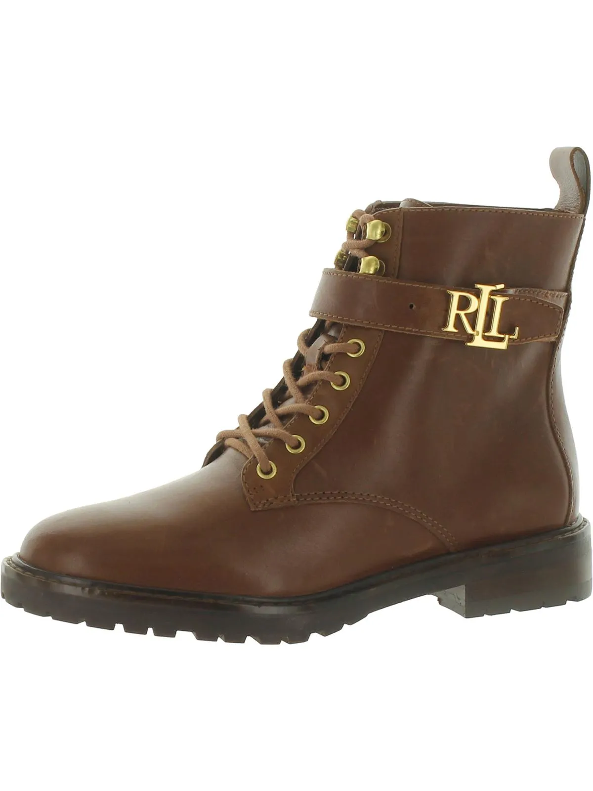 Elridge Womens Leather Lace-up Ankle Boots