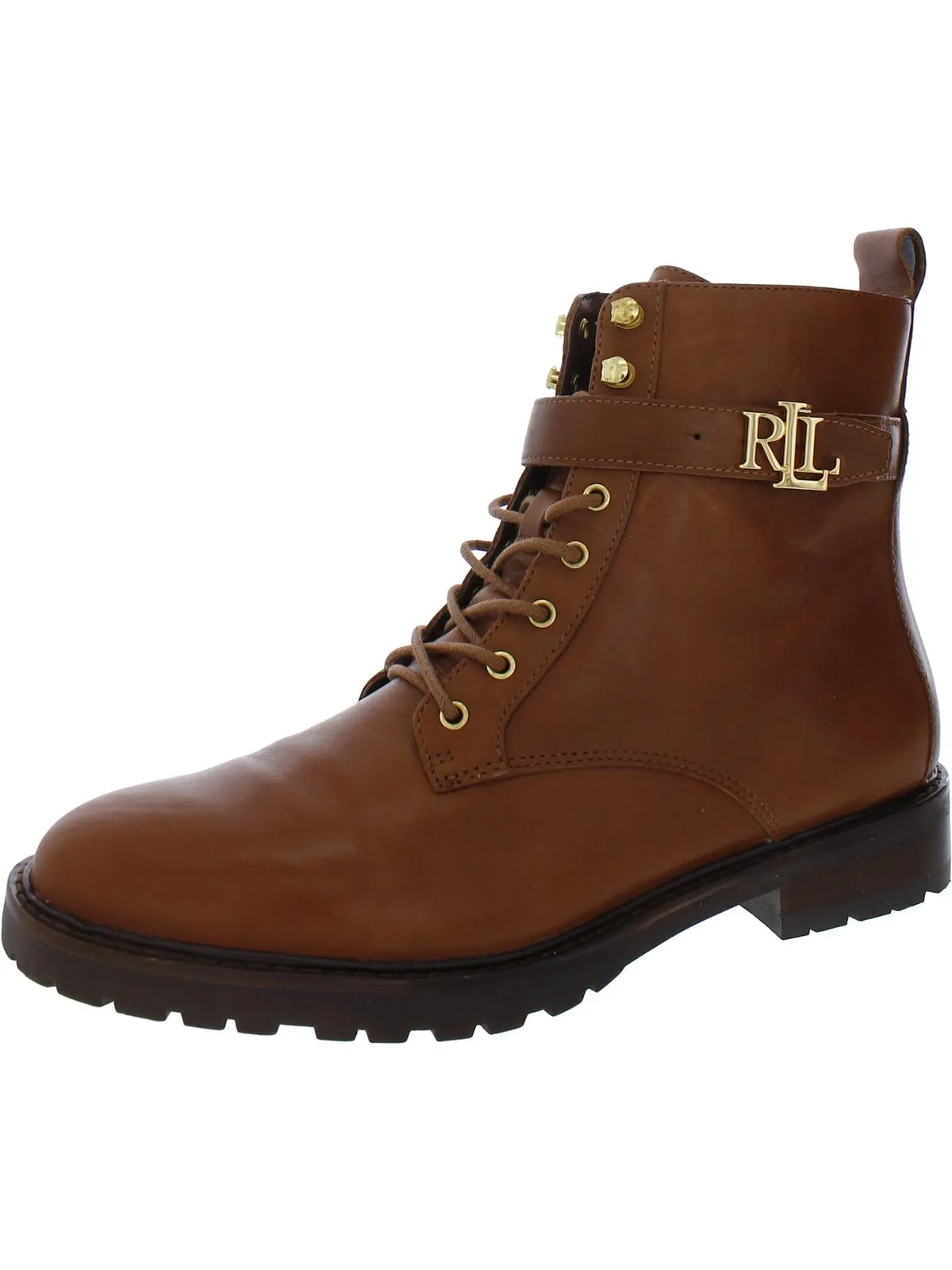Elridge Womens Leather Lace-up Ankle Boots