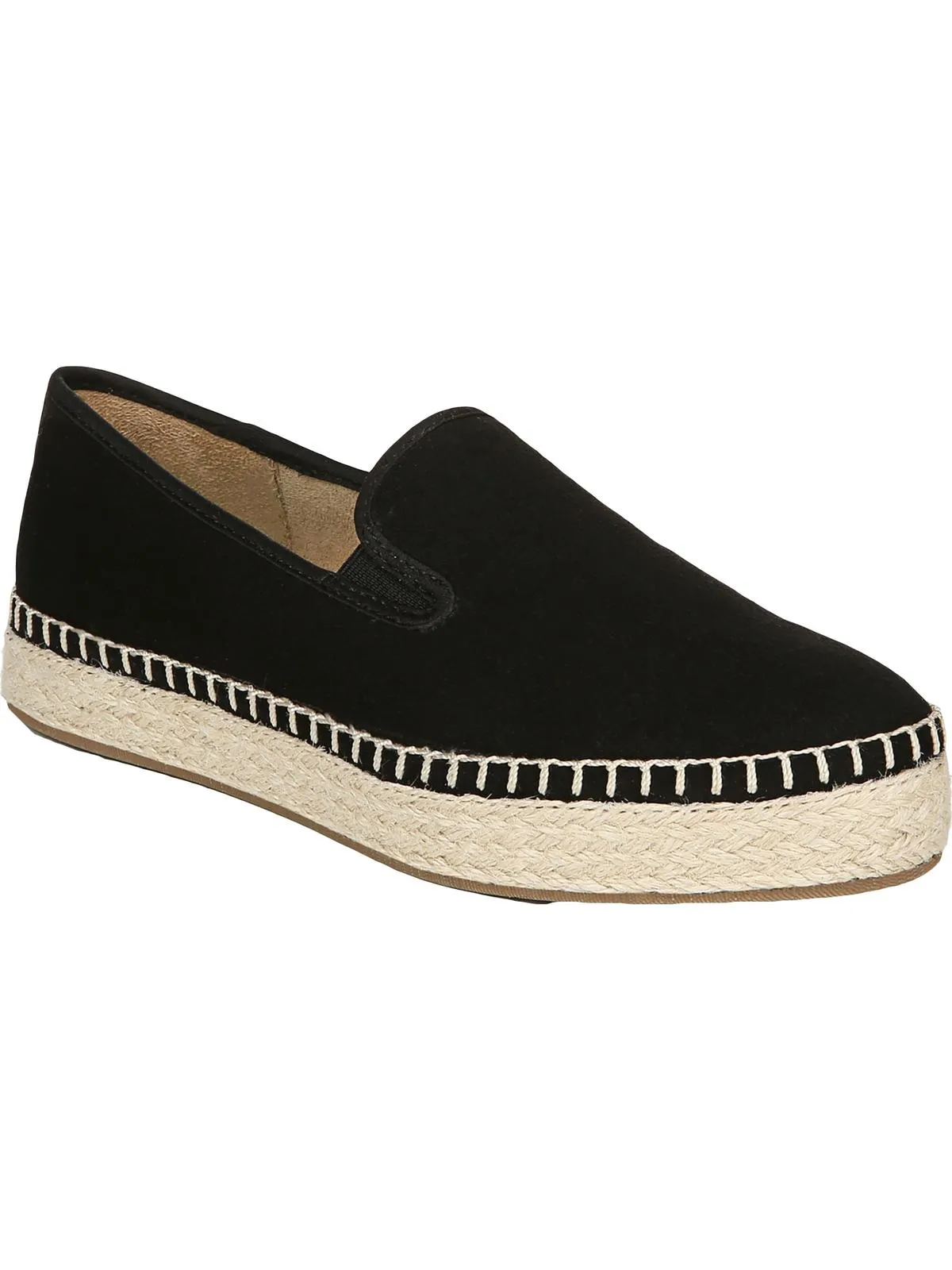 Far Out Womens Faux Suede Slip On Espadrilles