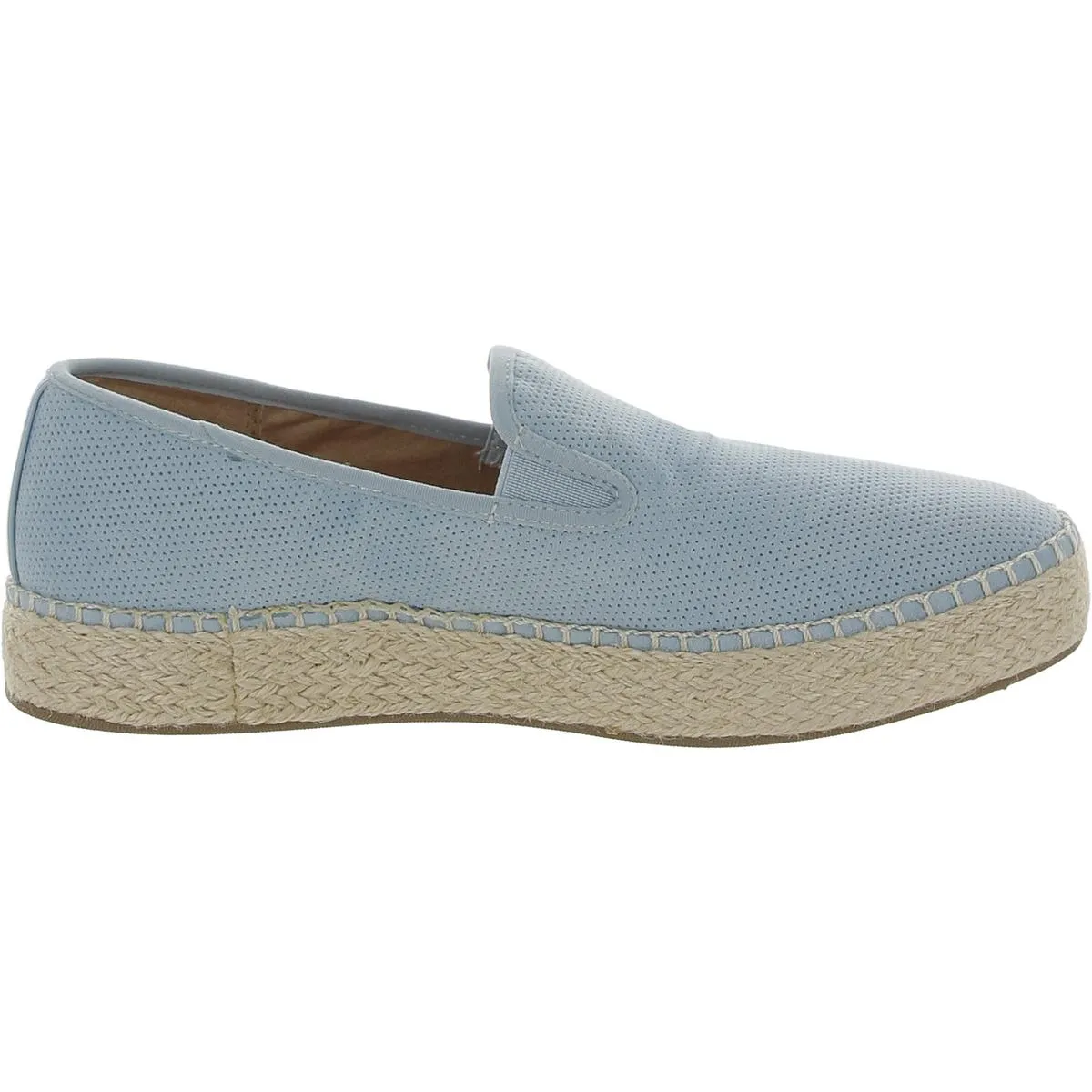 Far Out Womens Faux Suede Slip On Espadrilles