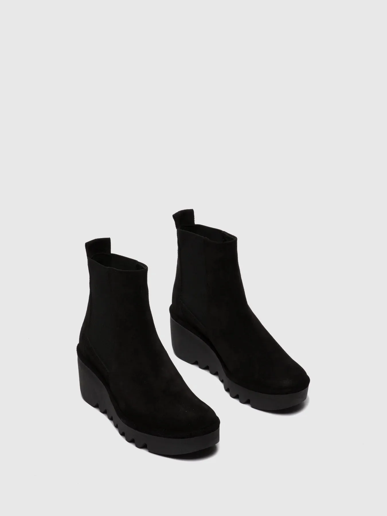 Fly London BAGU233FLY Womens Chelsea Boots Black Suede