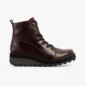 Fly London HAZI147FLY Womens Boots Wine