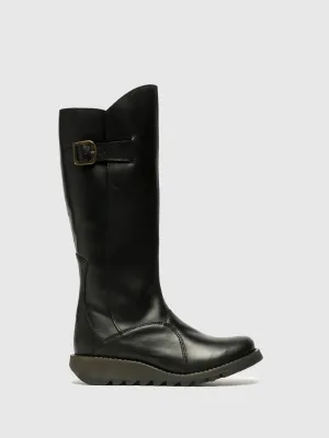 Fly London MOL Womens Boots Black