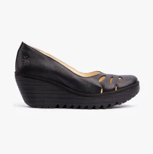 Fly London YUBI480FLY Womens Shoes Black
