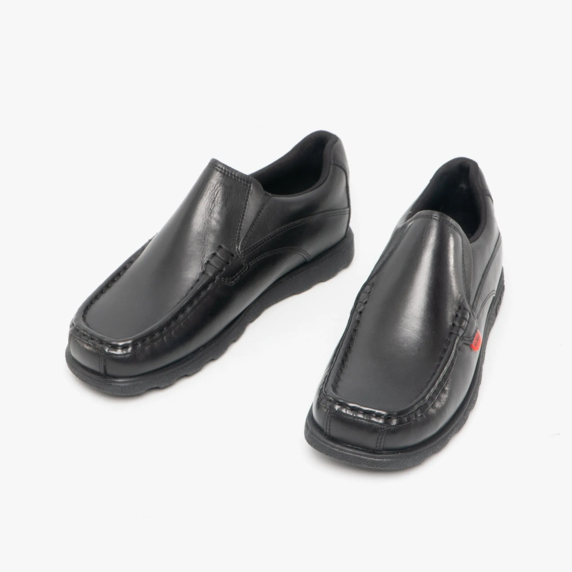 FRAGMA SLIP Leather Shoes Black