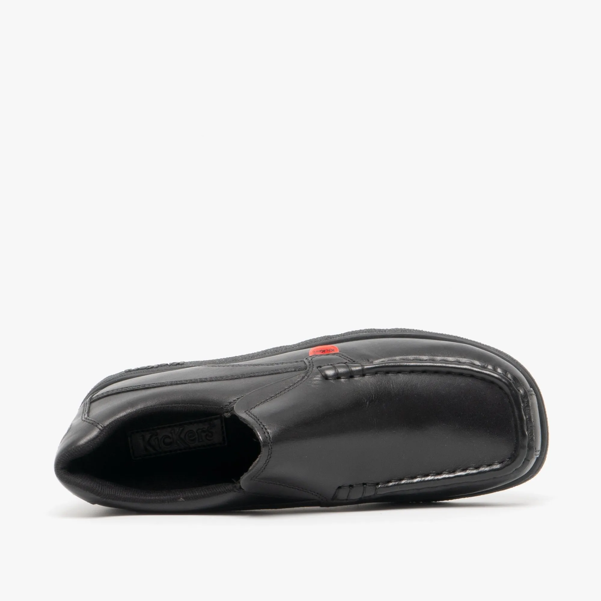 FRAGMA SLIP Leather Shoes Black