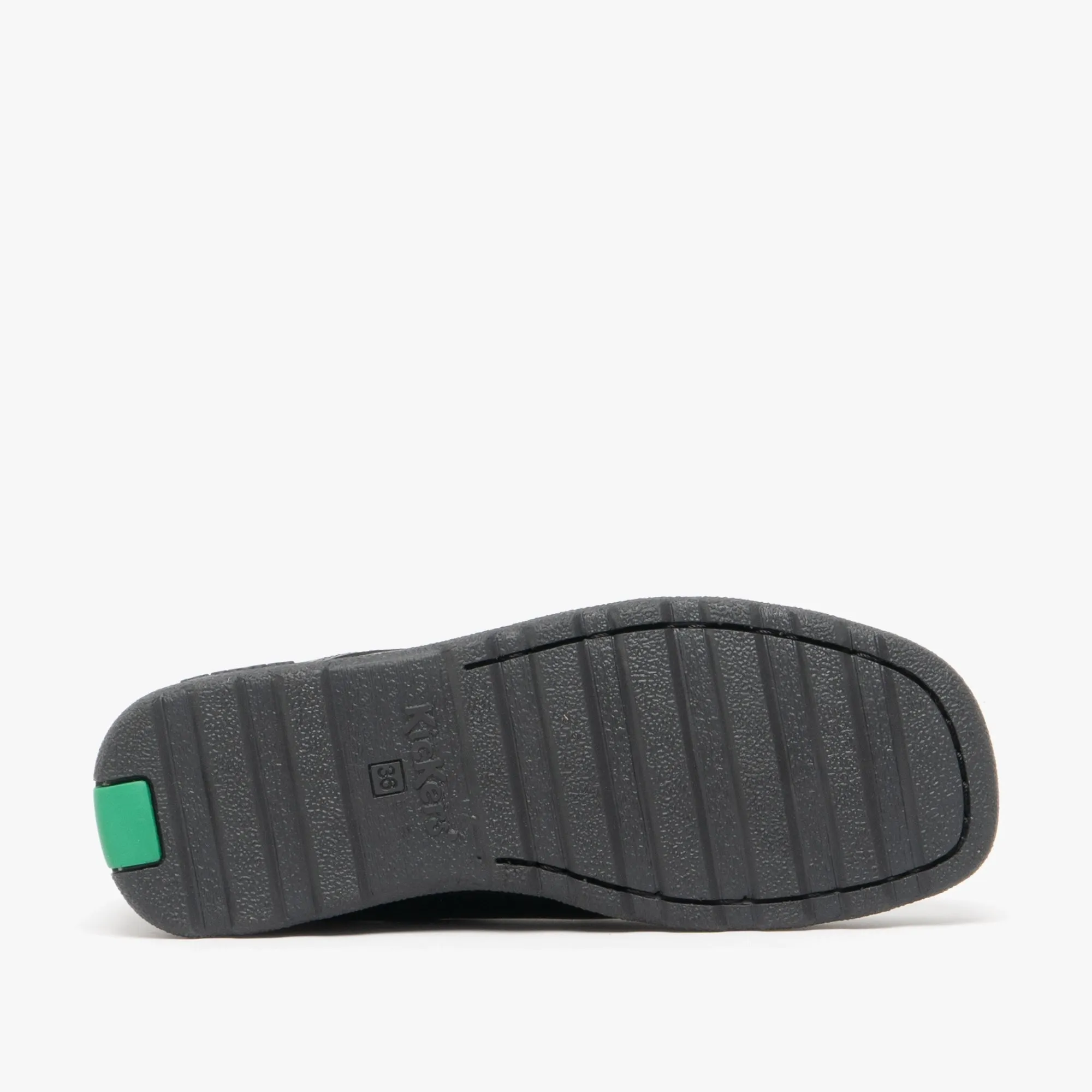 FRAGMA SLIP Leather Shoes Black