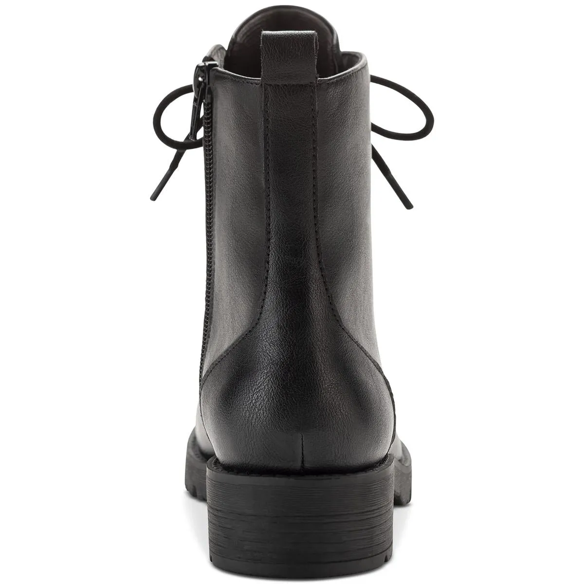 Frankiee Womens Lace-up Zipper Ankle Boots